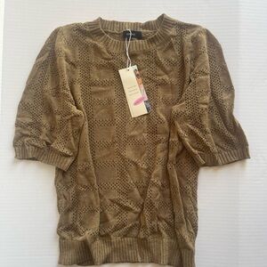 Brown Knit Sweater NWT 🤎